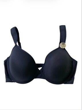 LUCKY BRAND 38C Underwire Bra Dark Blue Full Figure Comfort Straps